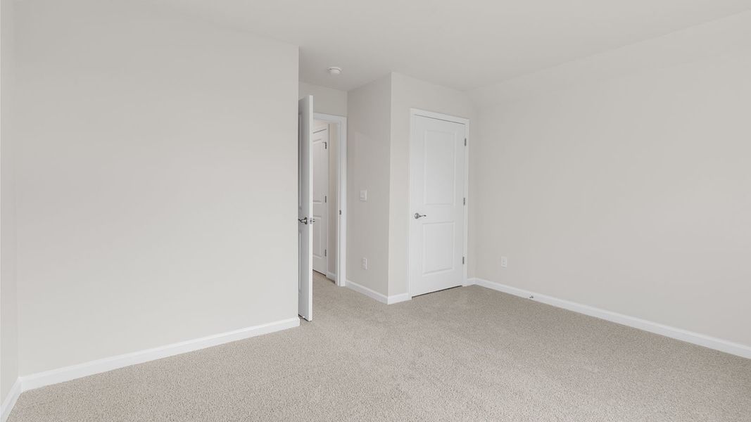 Representative unfurnished interior of a home built from the Bristol by D.R. Horton in The Villas at Kinsley, Jamestown (Image 28). Representative unfurnished interior of a home built from the Bristol by D.R. Horton in The Villas at Kinsley, Jamestown (Image 28).