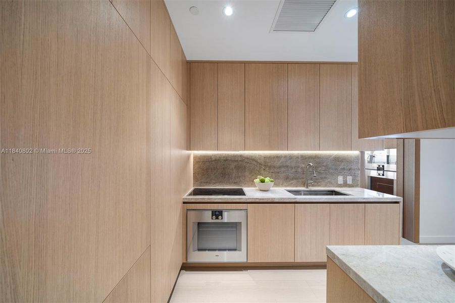 Furnished interior view inside a new home in , Miami Beach (Image 15).