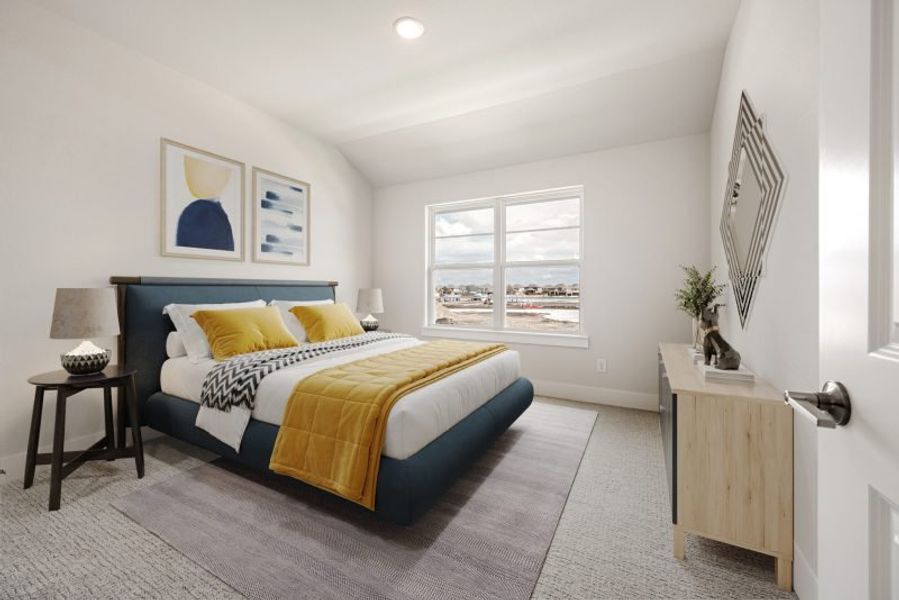 Furnished interior view inside a new home in Mosaic, Prosper (Image 25).