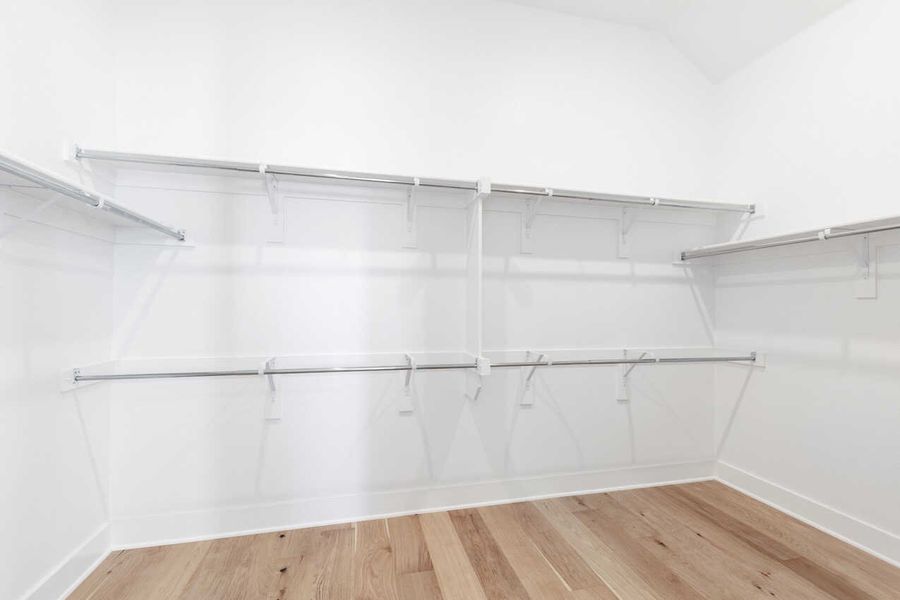Representative Primary Closet - some options shown Representative Primary Closet - some options shown
