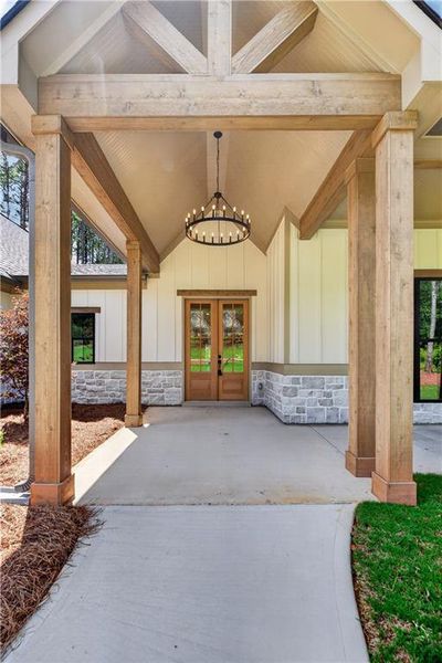 Exterior details and patio area of a home in , Buchanan (Image 4).