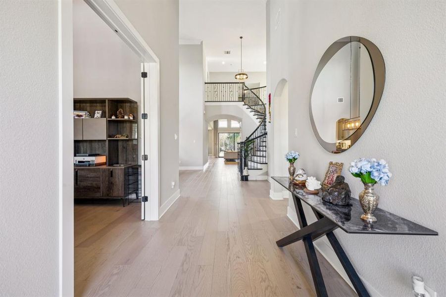 Furnished interior view inside a new home in , Shady Shores (Image 10). Furnished interior view inside a new home in , Shady Shores (Image 10).