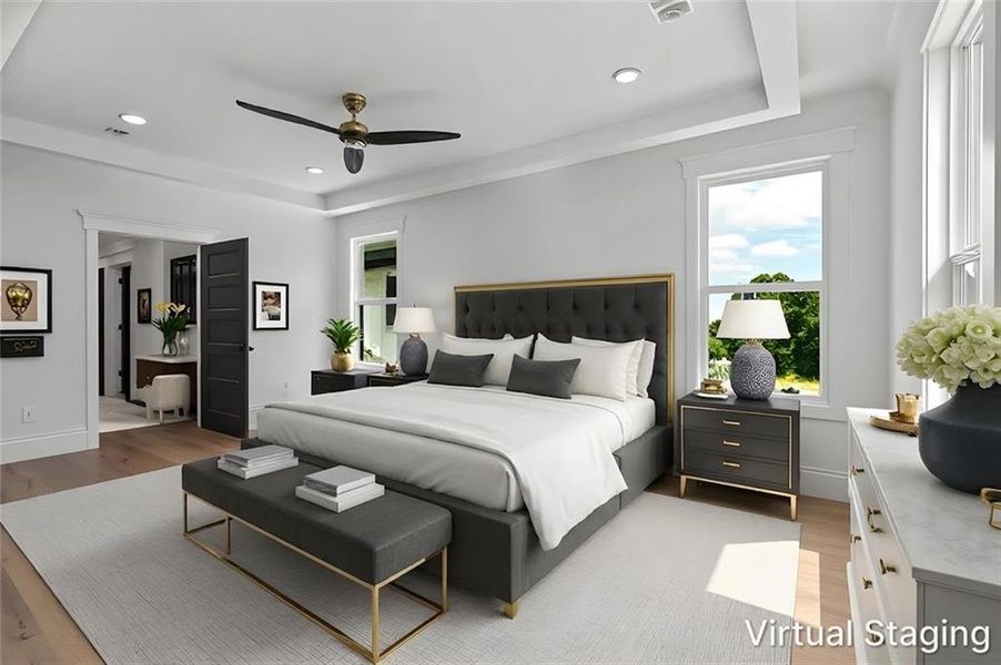 Furnished interior view inside a new home in , Braselton (Image 15). Furnished interior view inside a new home in , Braselton (Image 15).