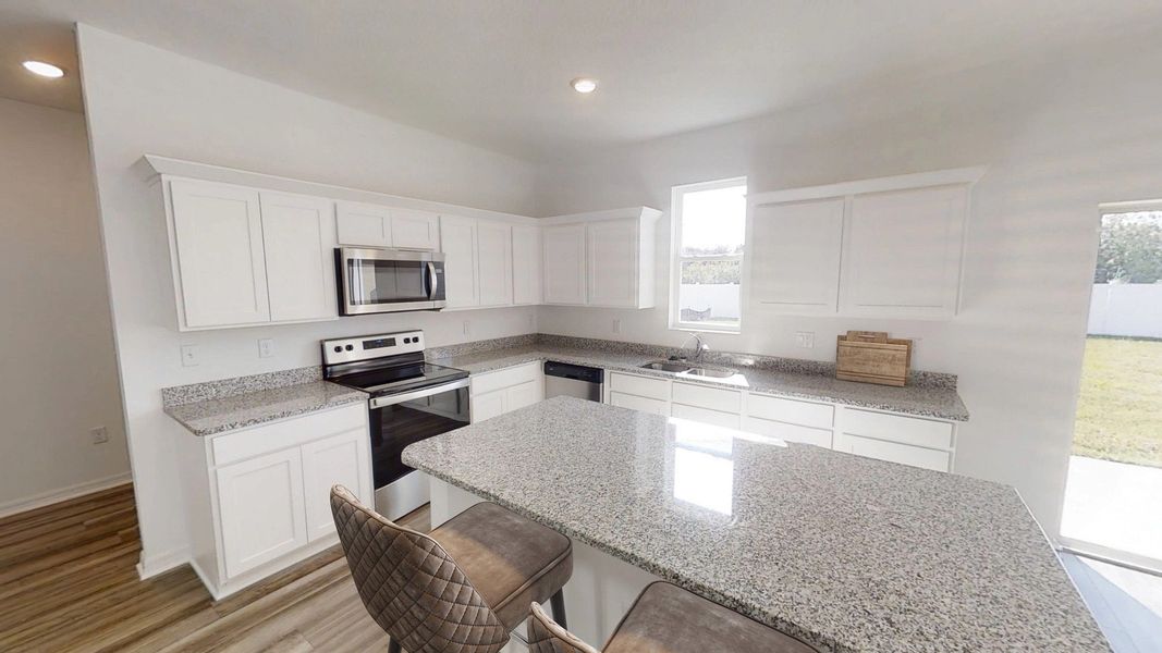 Representative furnished interior of a home built from the Palomar by Starlight Homes in The Meadows, Mebane (Image 3).