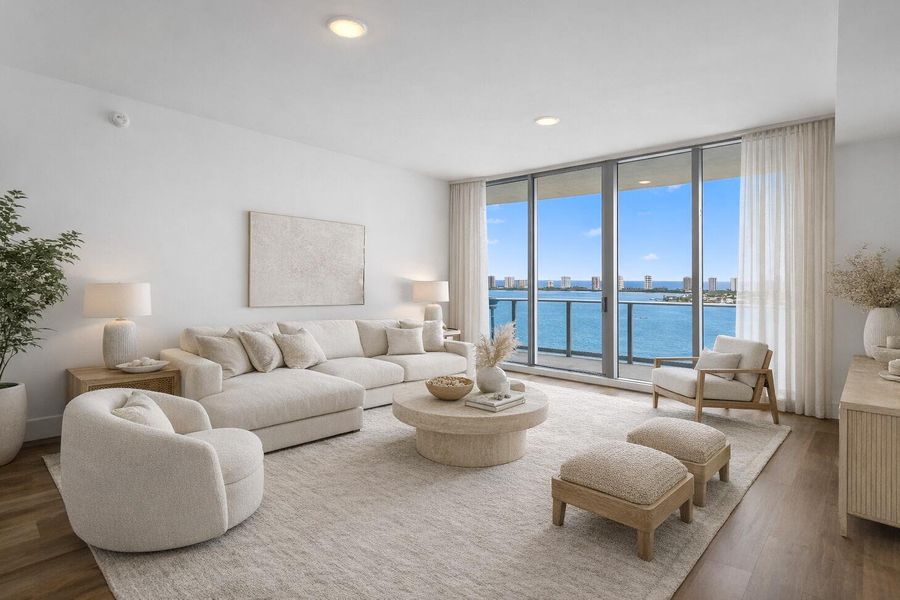 Living Room Virtually Staged