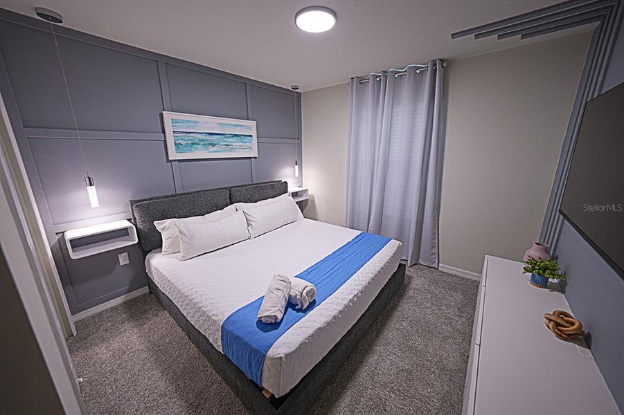 Furnished interior view inside a new home in , Clermont (Image 18).