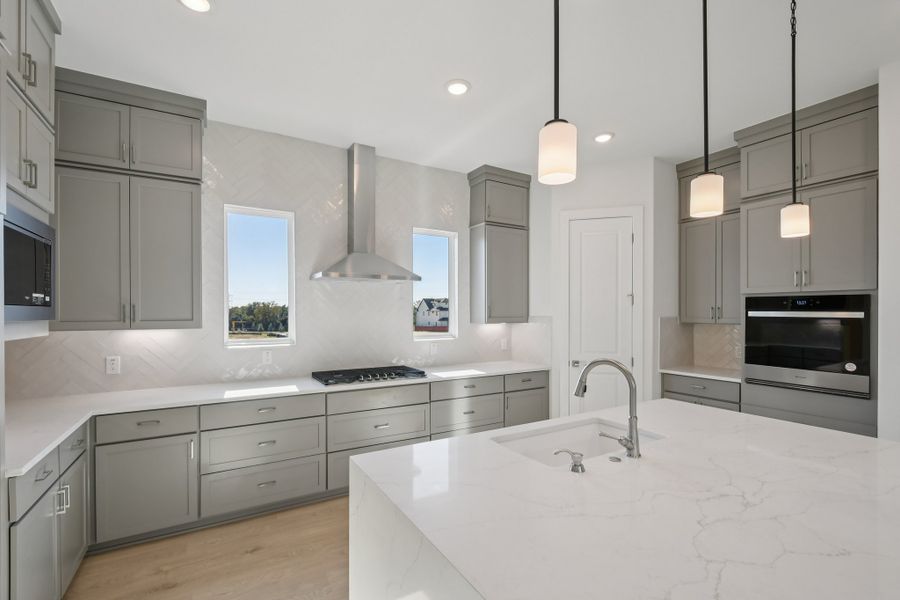 Furnished interior view inside a new home in Foxfield, Austin (Image 12).