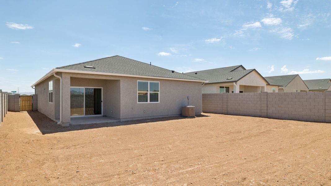 Exterior details and patio area of a home in Quail Ranch, San Tan Valley (Image 4). Exterior details and patio area of a home in Quail Ranch, San Tan Valley (Image 4).