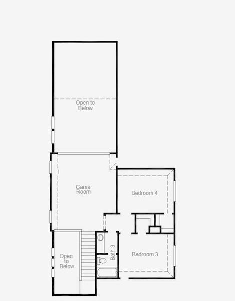 2D floor plan layout of this home in Escondido, Magnolia, TX (Image 2). 2D floor plan layout of this home in Escondido, Magnolia, TX (Image 2).