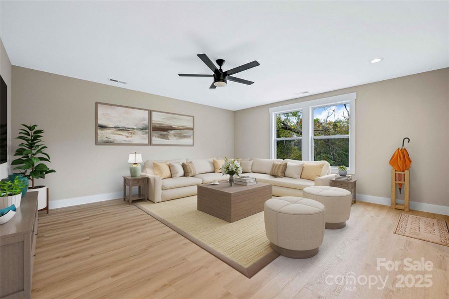Furnished interior view inside a new home in , Asheville (Image 10).