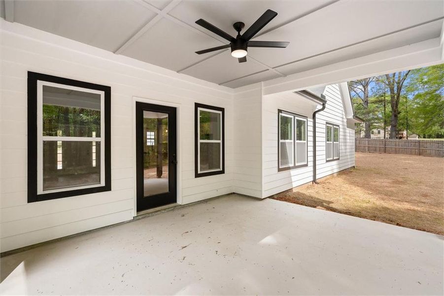 Exterior details and patio area of a home in , Villa Rica (Image 26).
