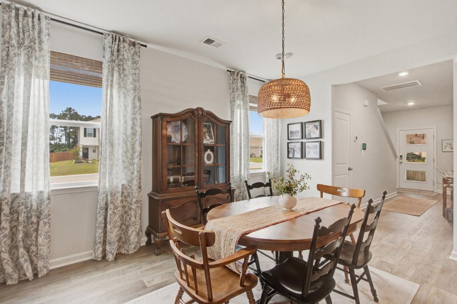 Furnished interior view inside a new home in , Summerville (Image 38). Furnished interior view inside a new home in , Summerville (Image 38).