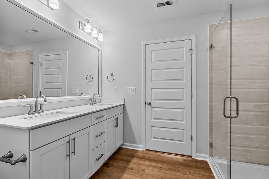 Furnished interior view inside a new home in Watkins Landing, Kernersville (Image 20).