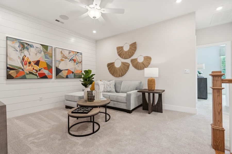 Representative furnished interior of a home built from the Boyd by Tri Pointe Homes in Seven Oaks, Belmont (Image 29).