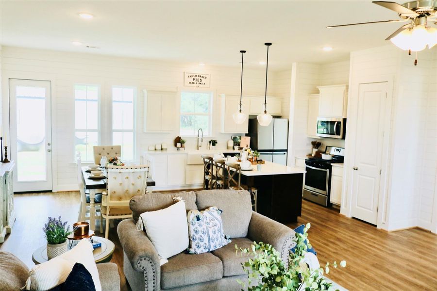 Furnished interior view inside a new home in , Brenham (Image 8). Furnished interior view inside a new home in , Brenham (Image 8).