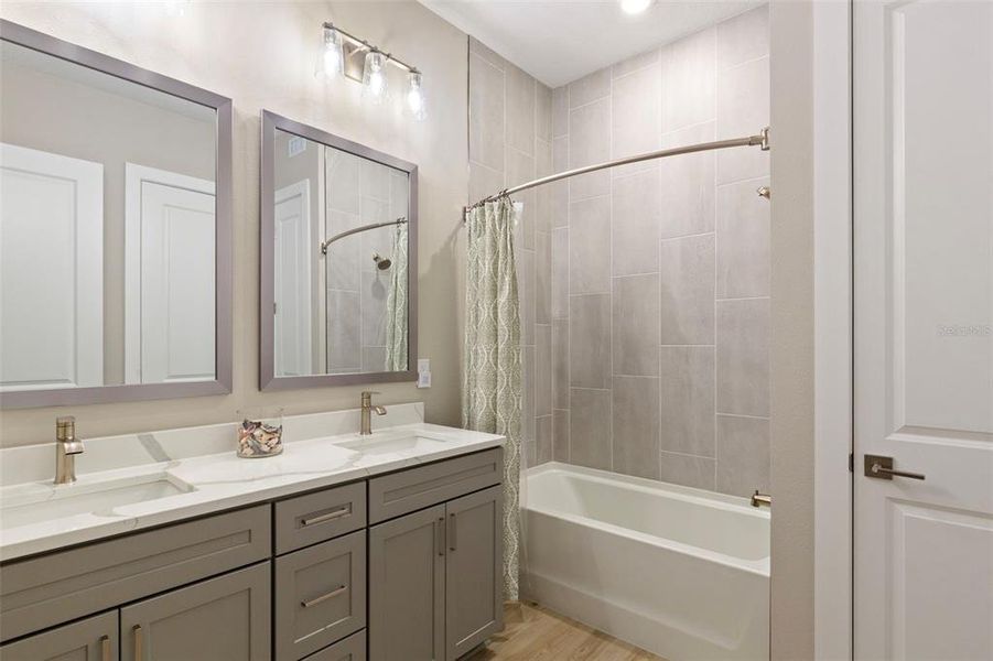 Furnished interior view inside a new home in Bella Terra, Hudson (Image 37). Furnished interior view inside a new home in Bella Terra, Hudson (Image 37).