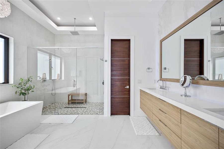 Furnished interior view inside a new home in , St. Petersburg (Image 25).