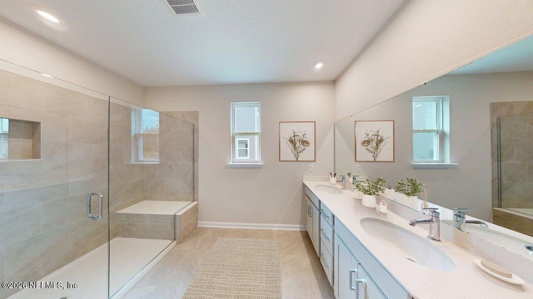 Furnished interior view inside a new home in Lakes at Bella Lago, Green Cove Springs (Image 6).