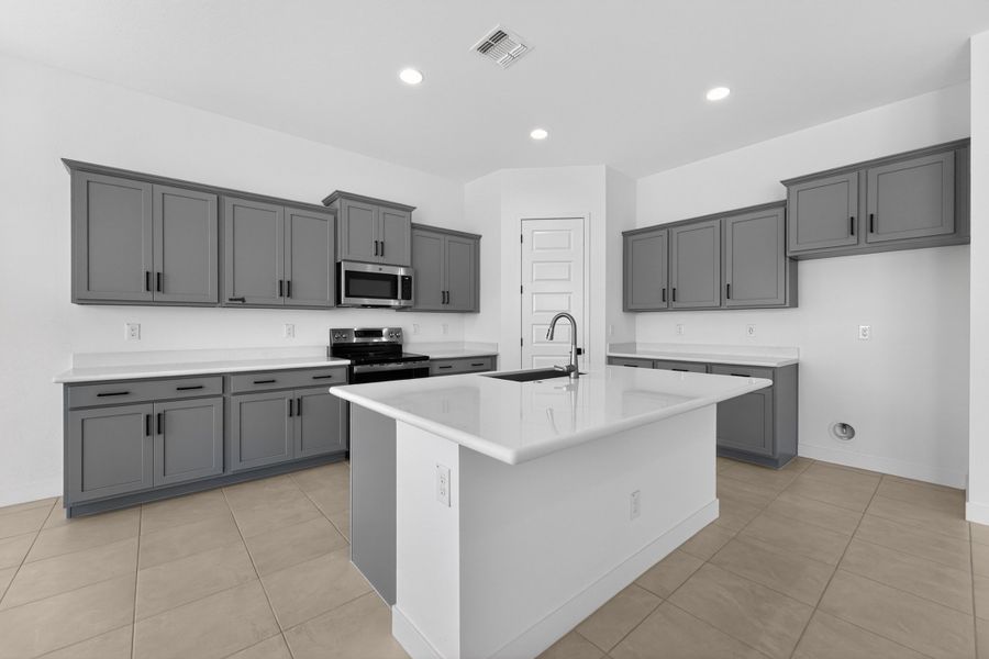 Furnished interior view inside a new home in Combs Ranch, San Tan Valley (Image 10).