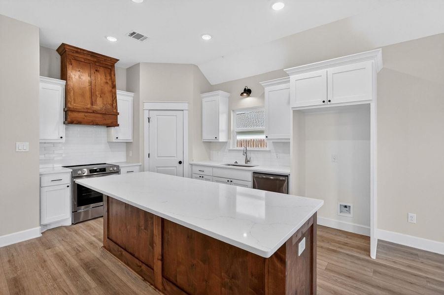 Furnished interior view inside a new home in , Snook (Image 8).