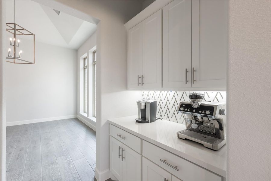 Furnished interior view inside a new home in Elyson, Katy (Image 11).