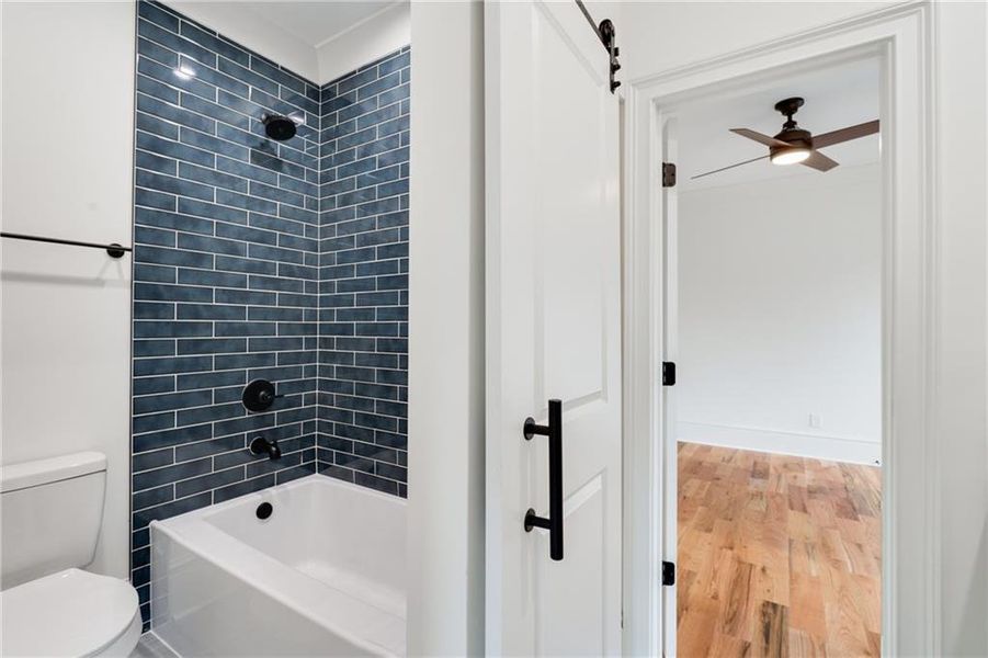 Furnished interior view inside a new home in , Atlanta (Image 19).