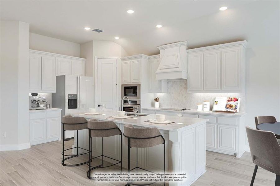 Furnished interior view inside a new home in Sunrise at Garden Valley, Waxahachie (Image 12).
