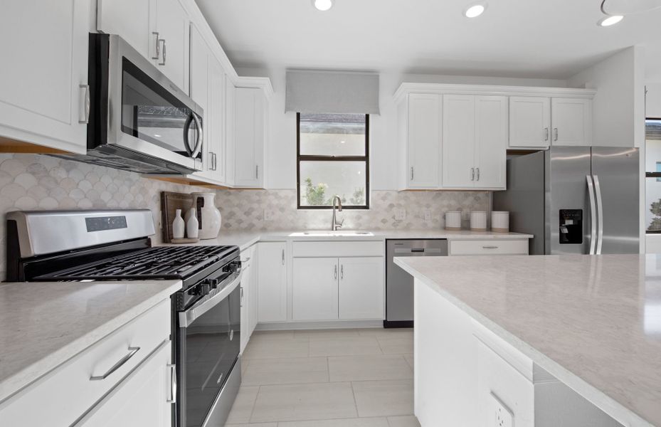 Representative furnished interior of a home built from the Contour by DiVosta in Terreno, Naples (Image 6).