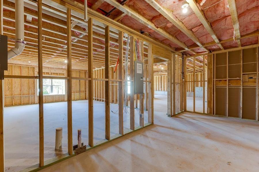 In-progress construction of a new home in , Buford, GA (Image 50).