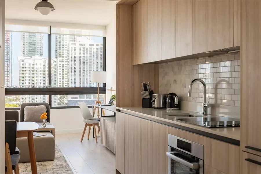 Furnished interior view inside a new home in , Miami (Image 4).