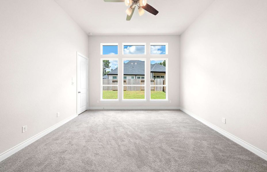 Representative unfurnished interior of a home built from the 3070AU by Ravenna Homes in Audubon 60′, Magnolia (Image 34).