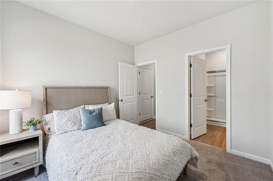 Furnished interior view inside a new home in The Hills at Cedar Creek, Winder (Image 27).
