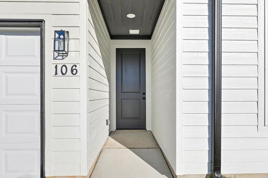 Exterior details and patio area of a home in , Whitesboro (Image 4). Exterior details and patio area of a home in , Whitesboro (Image 4).