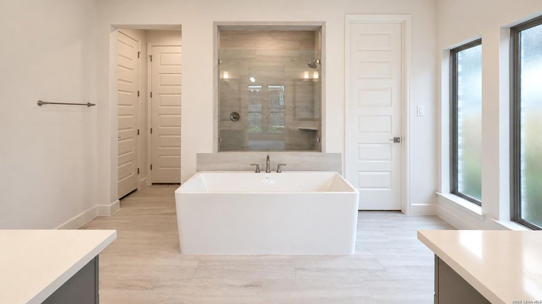 Furnished interior view inside a new home in Veramendi, New Braunfels (Image 10).