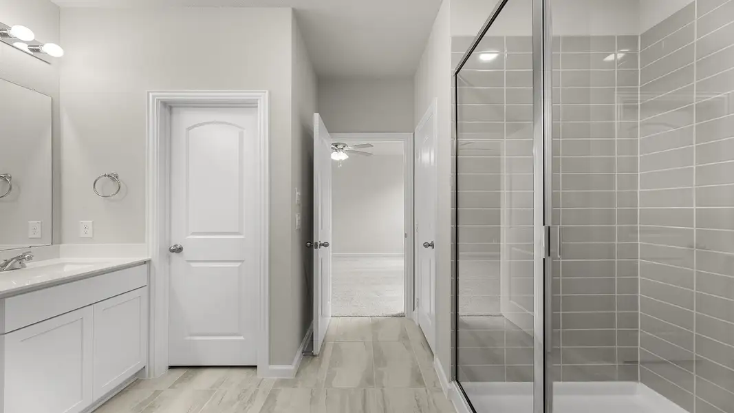 Furnished interior view inside a new home in Waterscape, Royse City (Image 14).