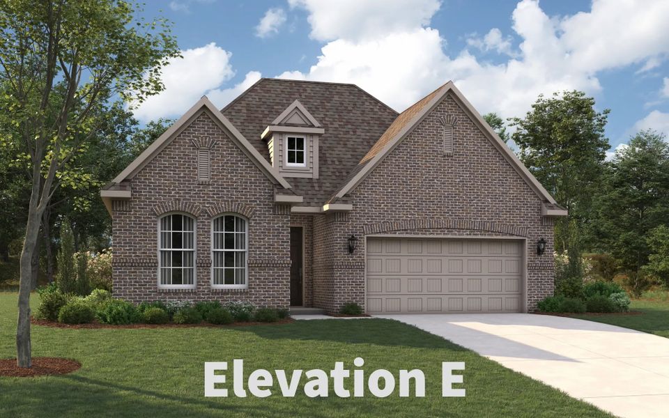 Representative exterior photo of a completed home built from the Austin by Stonehollow Homes in Heritage Grove, Blue Ridge, TX (Image 20).