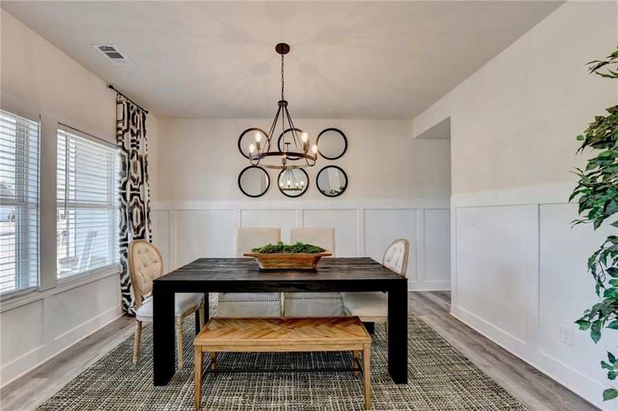 Furnished interior view inside a new home in , Auburn (Image 7).