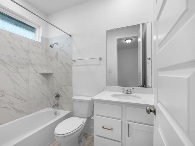 Furnished interior view inside a new home in Tompkins Reserve, Katy (Image 8). Furnished interior view inside a new home in Tompkins Reserve, Katy (Image 8).