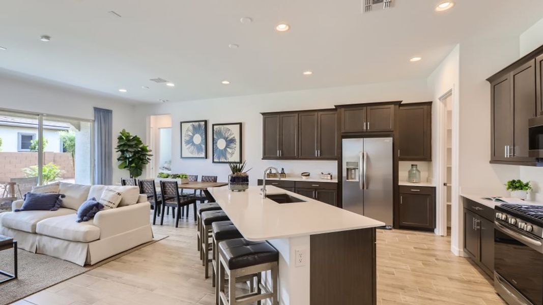 Kitchen center island with seating