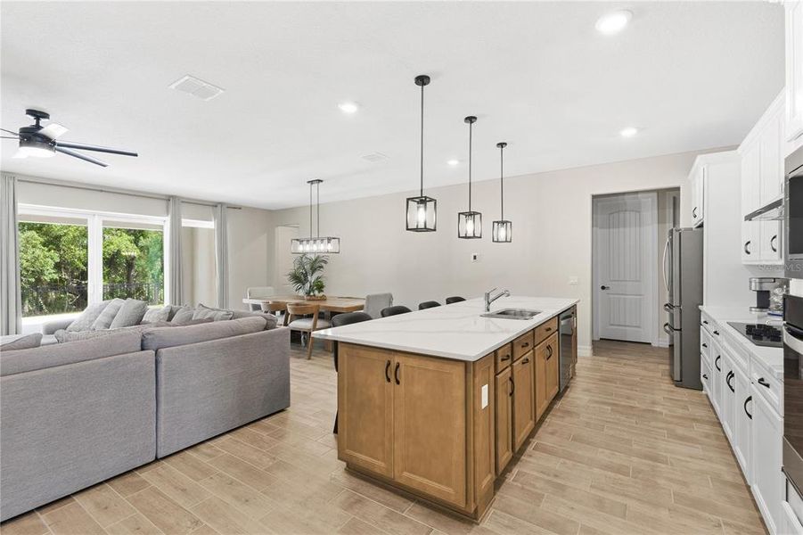Furnished interior view inside a new home in Amelia Groves, St. Cloud (Image 11).