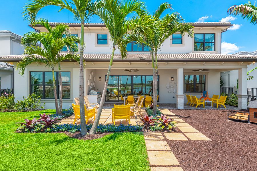 Representative exterior details of a home built from the Meridian by GL Homes in Apex at Avenir, Palm Beach Gardens (Image 3). Representative exterior details of a home built from the Meridian by GL Homes in Apex at Avenir, Palm Beach Gardens (Image 3).