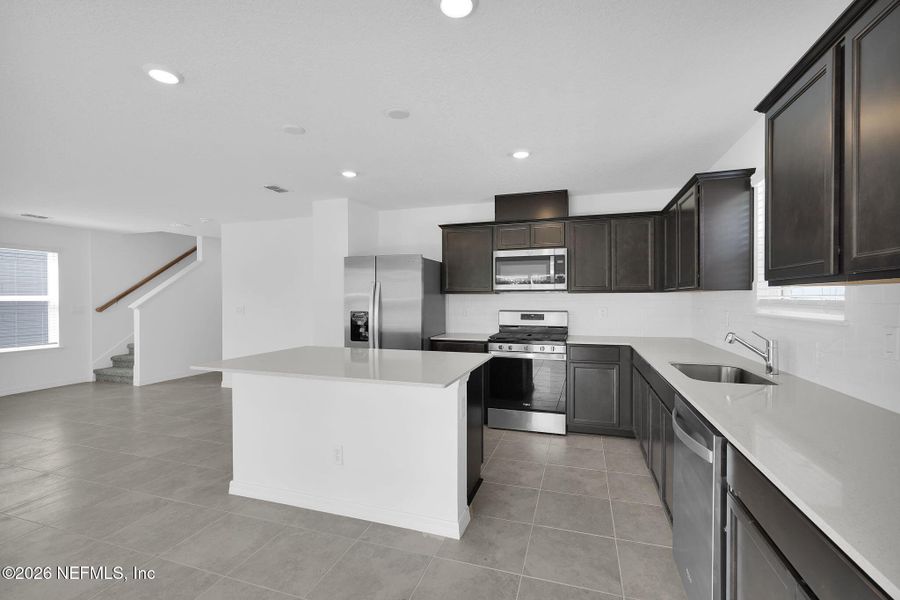 Furnished interior view inside a new home in Wells Landing, Jacksonville (Image 13).