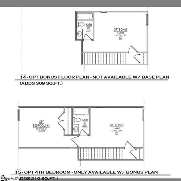 2D floor plan layout of this home in Springwood Grove, Central, SC (Image 3).