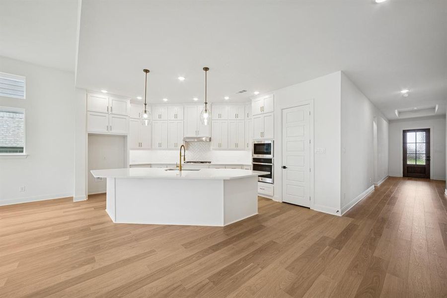 Furnished interior view inside a new home in Pecan Square - Gardens, Northlake (Image 12).