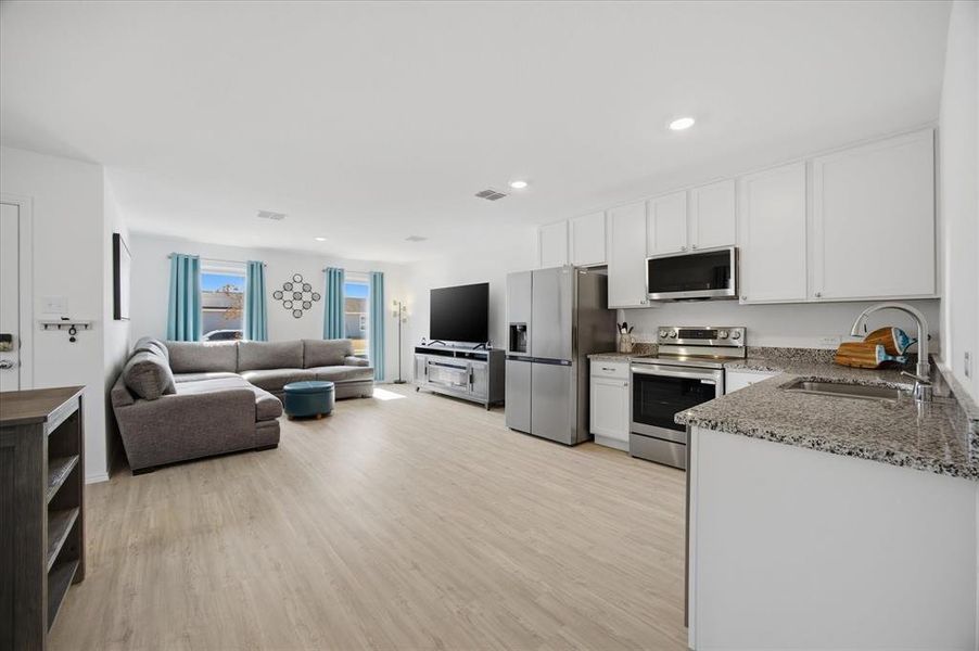 Furnished interior view inside a new home in , Princeton (Image 11).