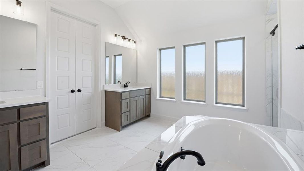 Furnished interior view inside a new home in The Heights at Uptown Celina, Celina (Image 6).
