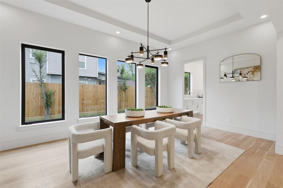 Beautiful dining room