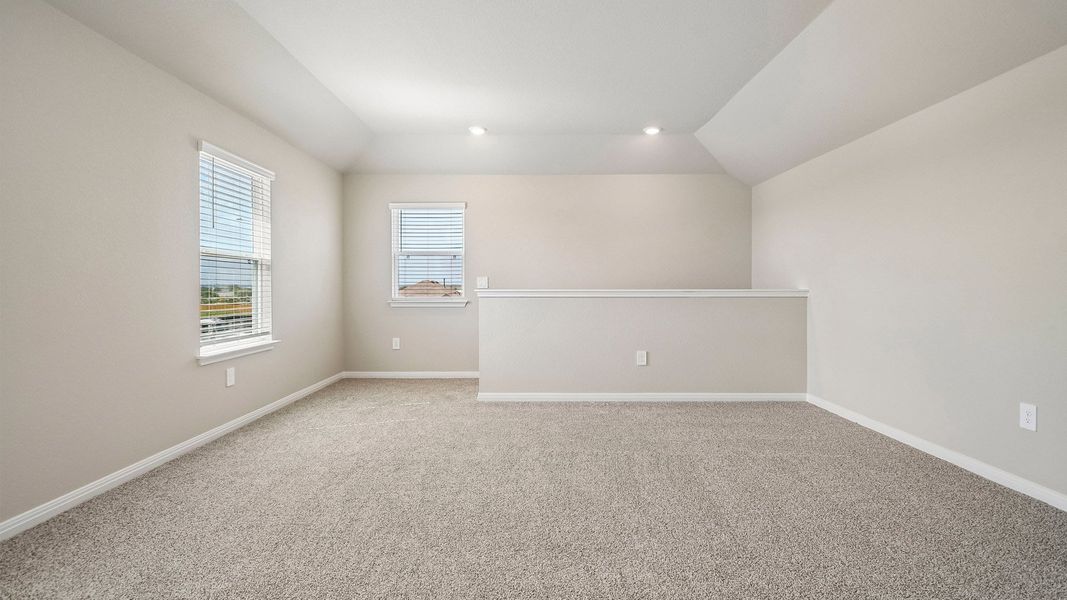 Spacious, unfurnished interior of a new home in Carillon, Manor (Image 25).