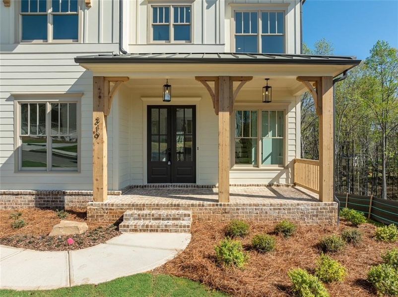 Exterior details and patio area of a home in , Marietta (Image 4).