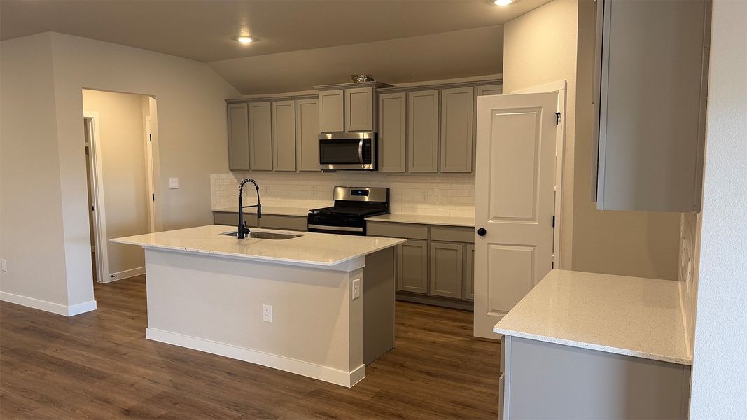 Furnished interior view inside a new home in The Lakes Northwest, Corpus Christi (Image 5).